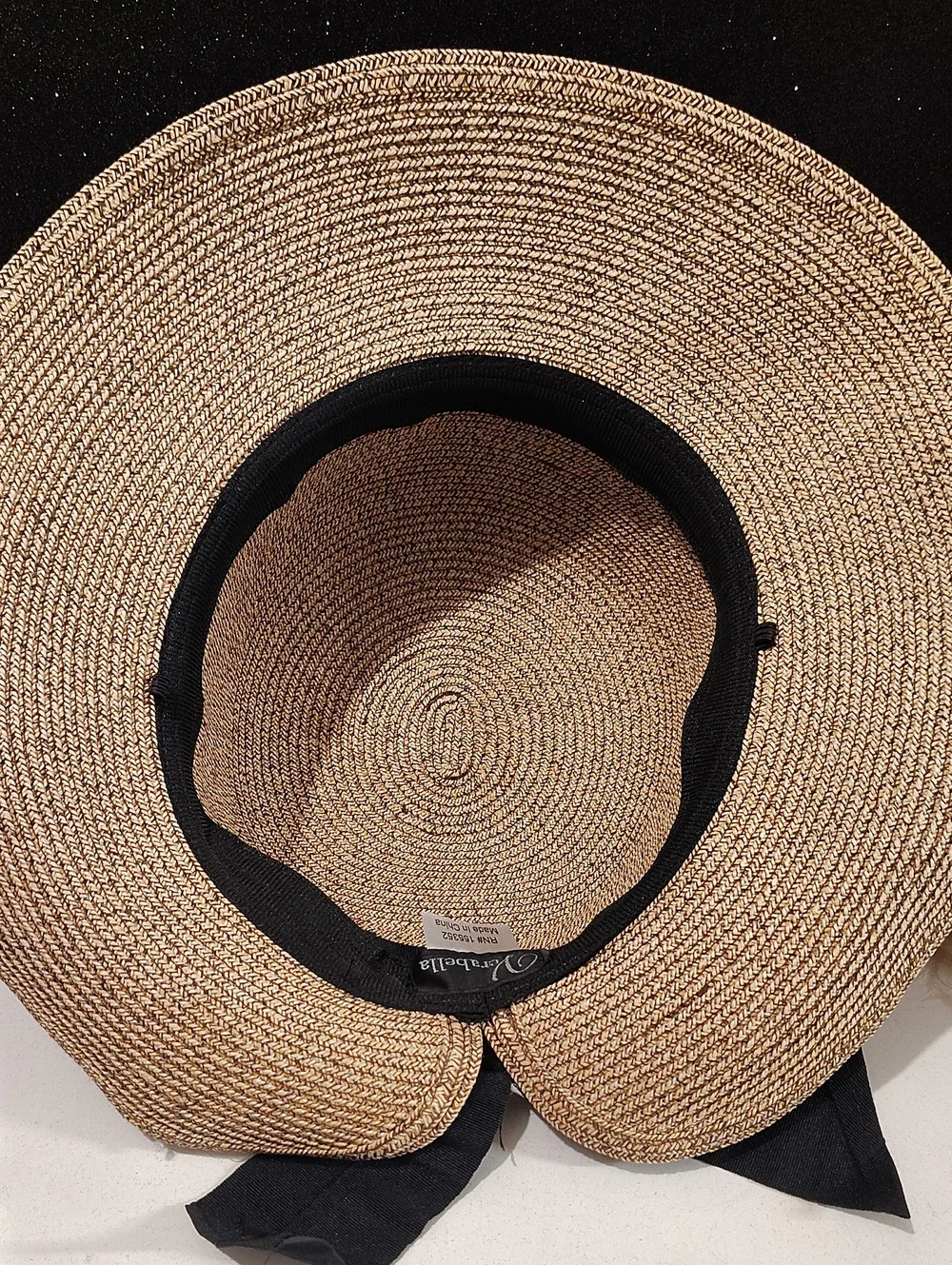 Verabella Packable Straw Sun Hat